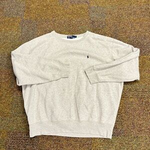 Vintage Polo Ralph Lauren sweatshirt men’s size XL gray pullover sweater
